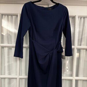 Maggy London Blue Ocean Cave Long Sleeve Dress